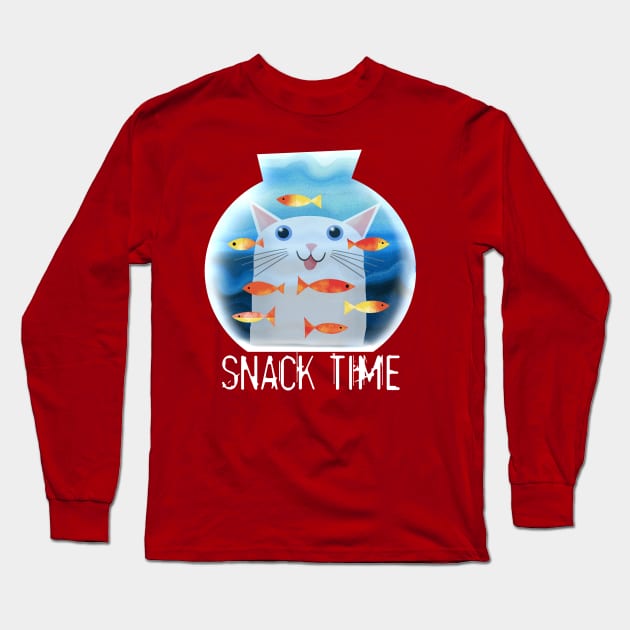 Snack Time Long Sleeve T-Shirt by Scratch